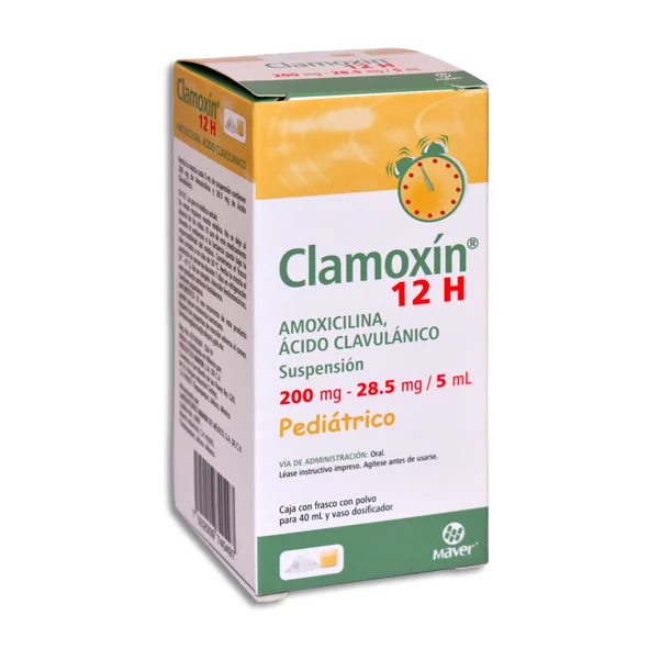 Clamoxin 12h 200/28.5 Mg 40 Ml